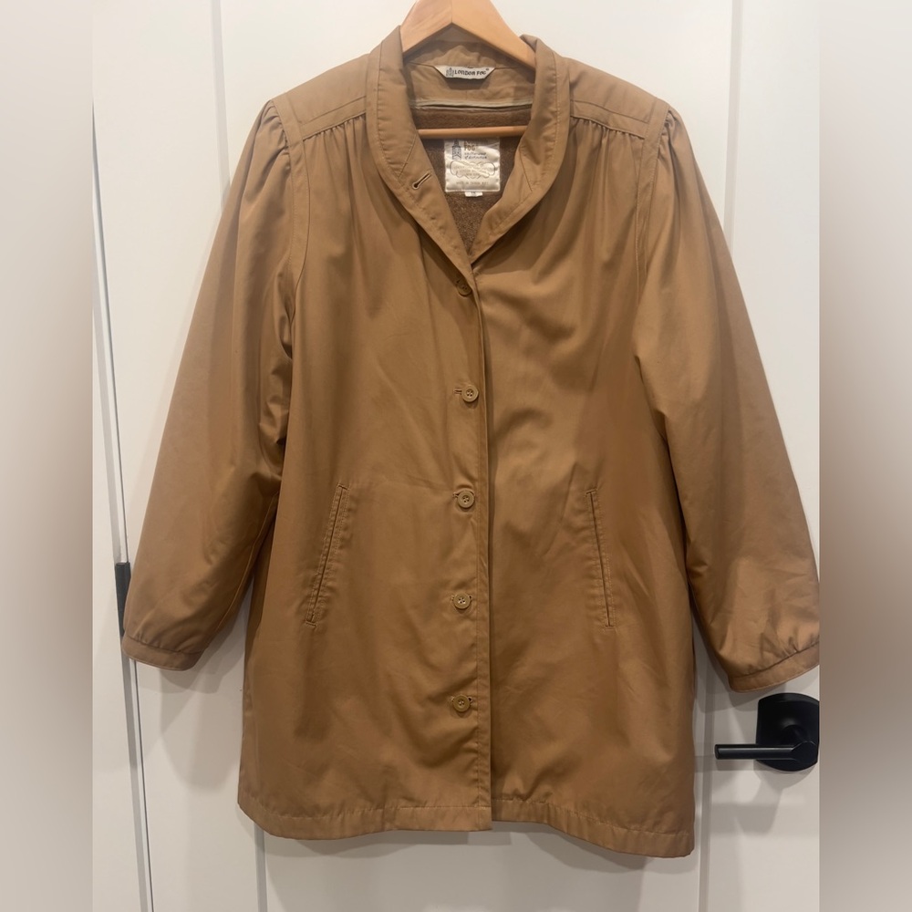 VTG- London Fog Women's Tan Trench Coat